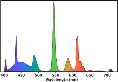 T5 Spectrum Chart